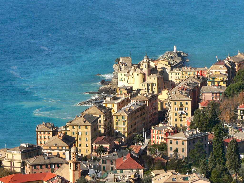 壁紙link カモーリ イタリア Camogli Italy